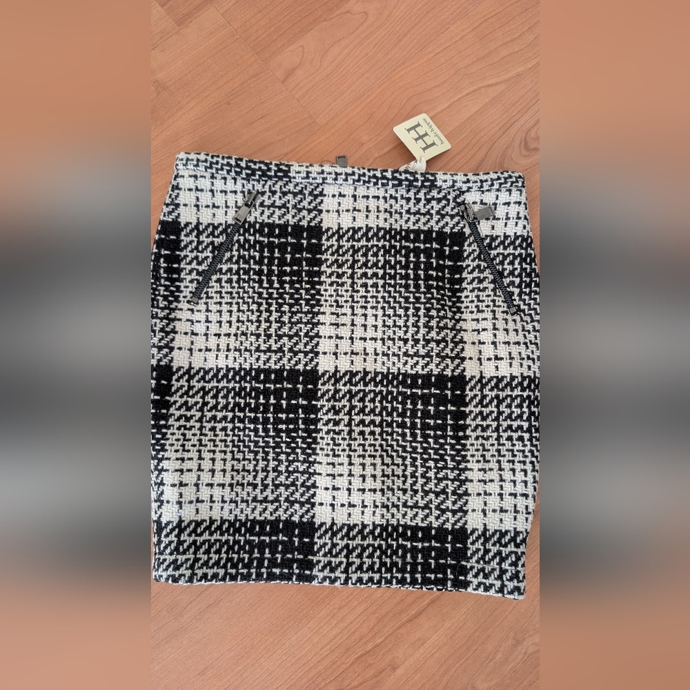 Haute Hippie Tweed Pencil Skirt